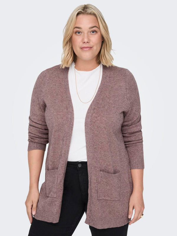 Only carmakoma Esly Cardigan Rose brown melange