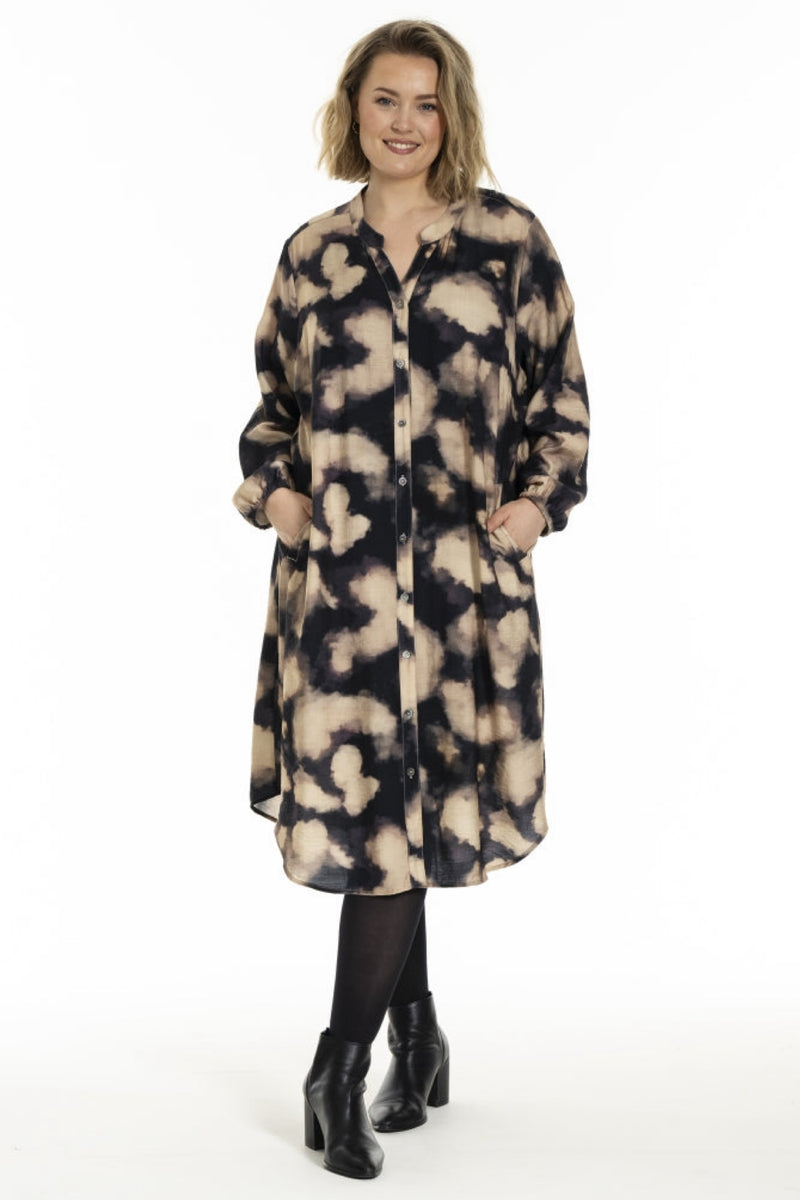 Gozzip Anja dress black cloud