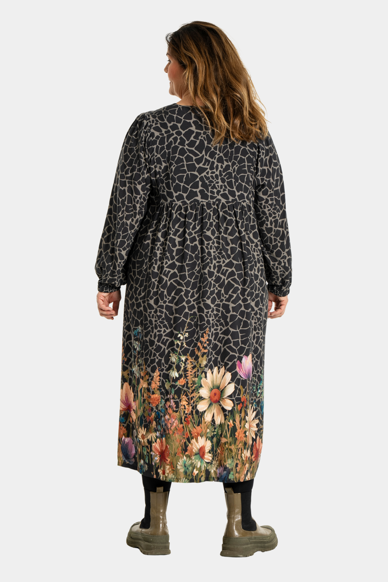 Gozzip Ilse dress multi colour animal print