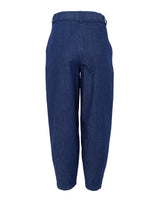 Black Colour Denice Barrel Pant Blue
