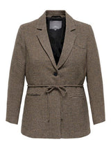Only Carmakoma Nella belt check blazer