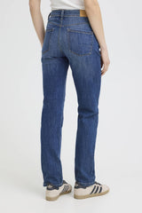 Pulz jeans Kayla high waist straight leg medium blue