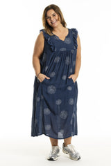 GOZZIP Maiken dress navy