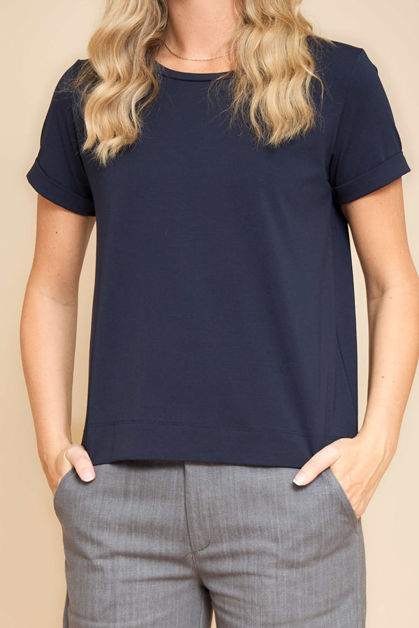 Black Colour May t-shirt Navy
