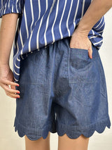 Gaspar Honolulu denim shorts dark blue