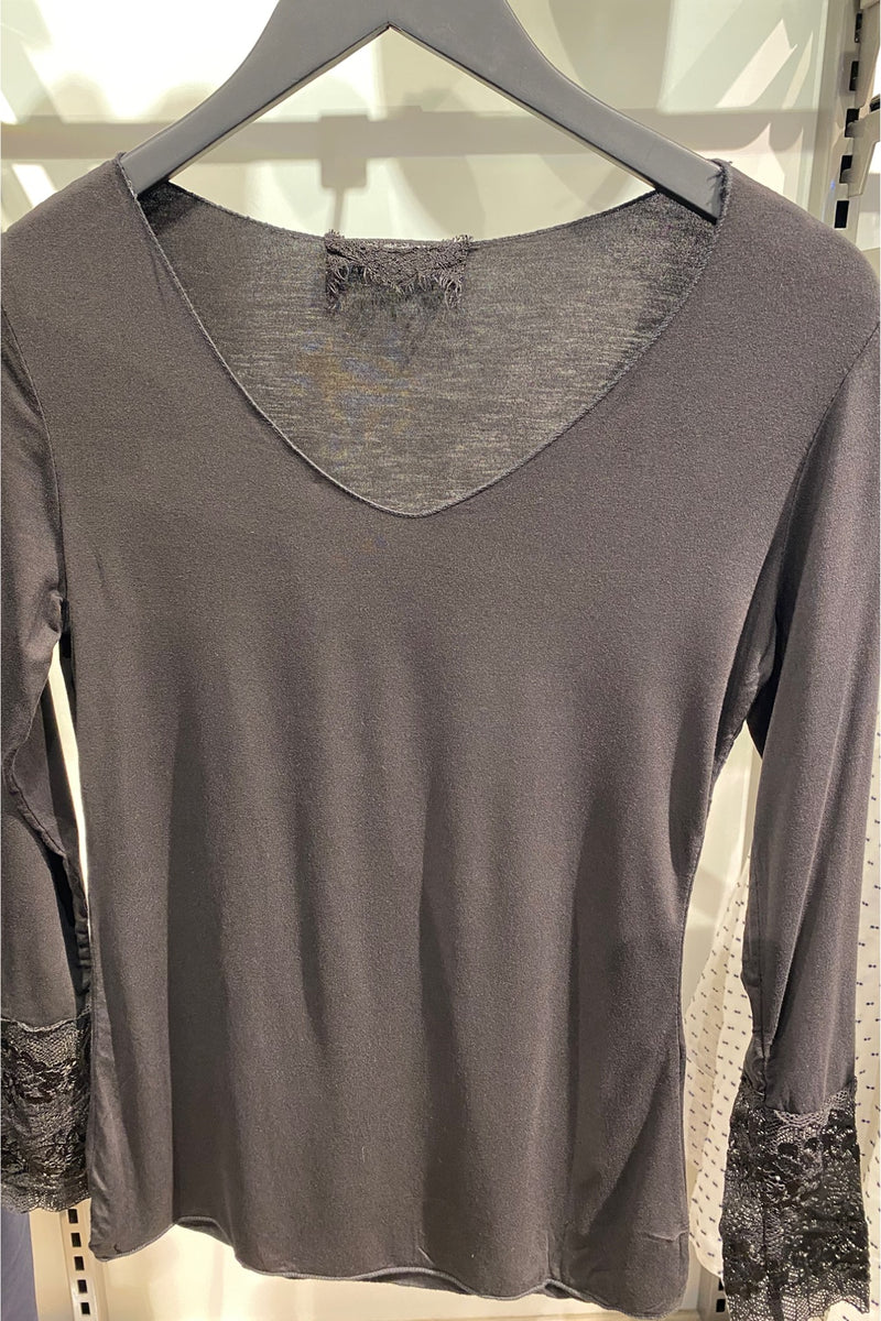 BOHO LOVE t-shirt lace black