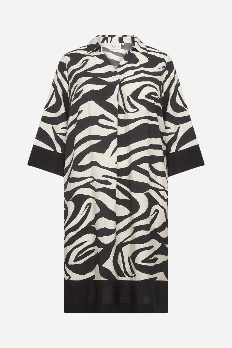 Wasabi Luana Dress Black/white
