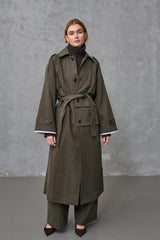 Love & Divine Love1512 trenchcoat brown