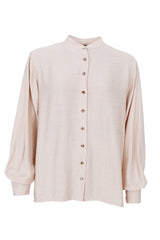 Black Colour Laurel shirt Ivory