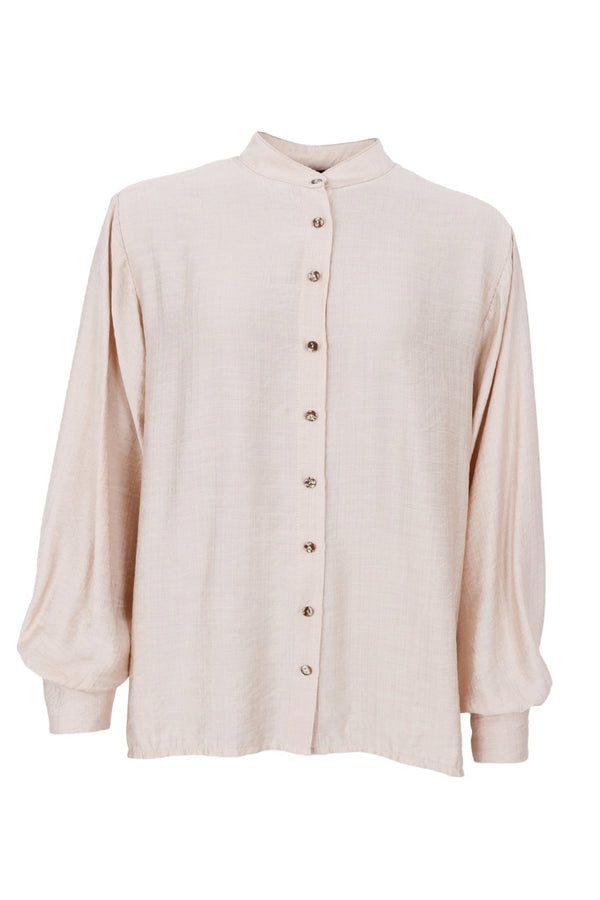 Black Colour Laurel shirt Ivory