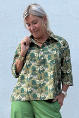 Gaspar Porto Butterfly print green
