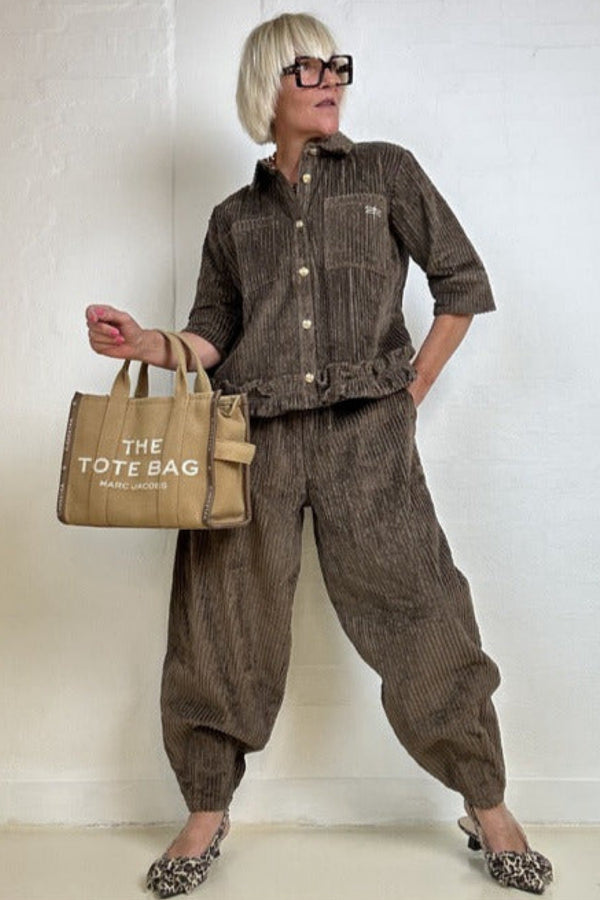 Gaspar Colorado Corduroy pant taupe