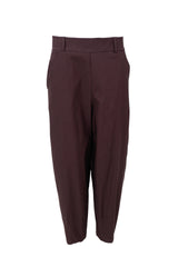 Black Colour Beverly Barrel pant coffee