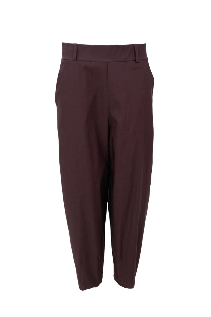 Black Colour Beverly Barrel pant coffee