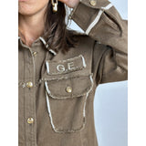 Gaspar New York jacket brown