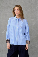 Love & Divine love1555-8 Shirt Stripet Leo