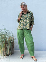 Gaspar Porto Butterfly print green