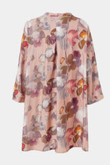 Gozzip Skuld tunic Dusty rose with large flowers