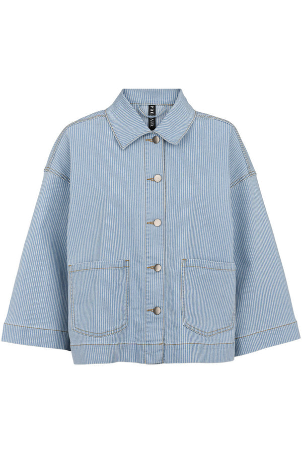 Prepair Bree jacket light blue stripe