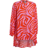 Gozzip Kristina Shirt Pink/Orange