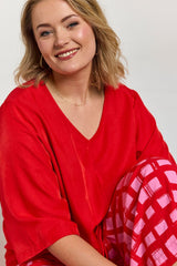 Gozzip Kyra blouse red