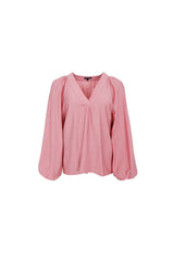 Black Colour Luisa raglan blouse soft pink