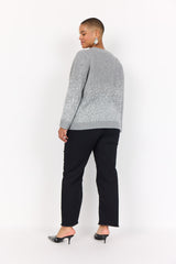 Wasabi Sylva 1 knit pullover grey melange