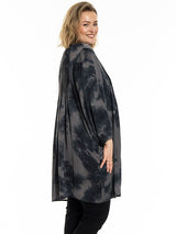 Gozzip Johanne shirt tunic grey/black