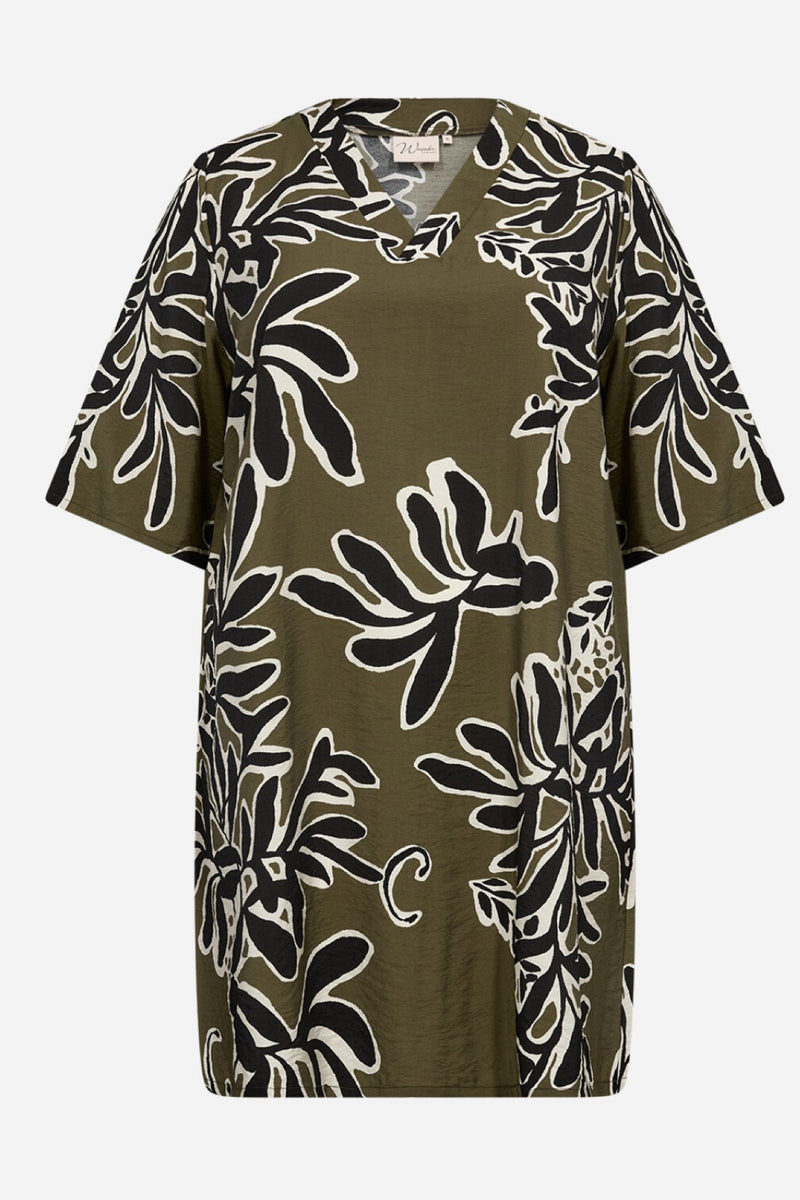 Wasabi Linnea tunic olive