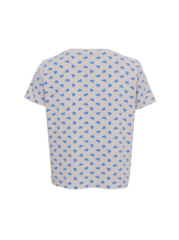 Black Colour Zelda t-shirt blue heart