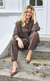 Black Colour Betsy shirt blouse espresso