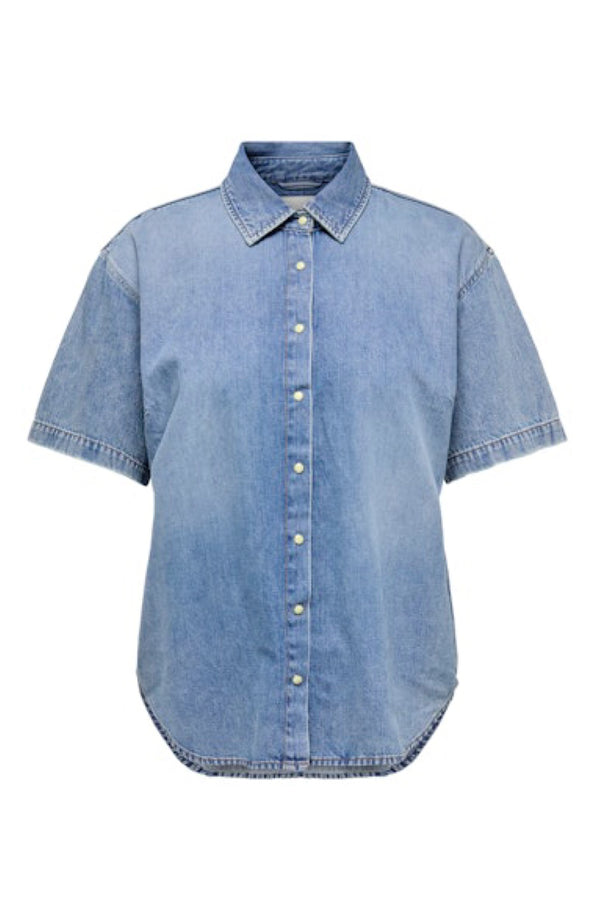 Only Carmakoma  Montreal denim shirtmedium blue