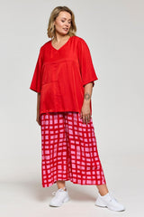 Gozzip Kyra blouse red