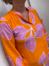 BOHO LOVE dress orange/pink