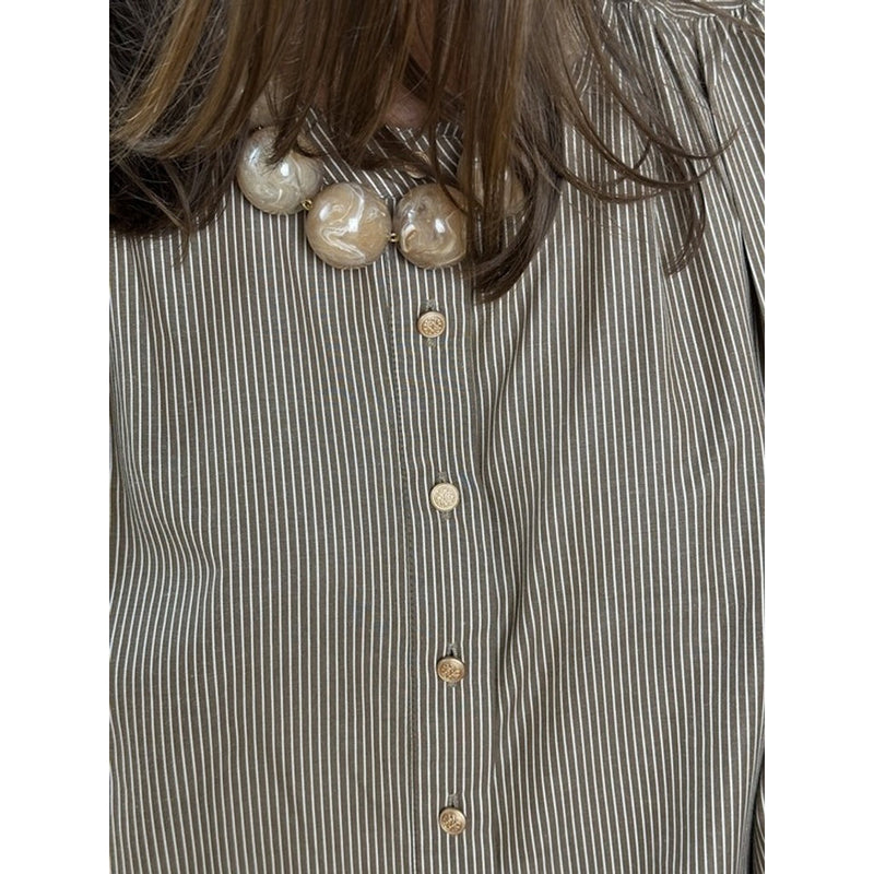 Gaspar Luna stripe brown