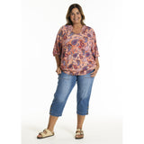 GOZZIP Karna blouse coral