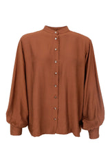 Black Colour Laurel shirt Camel