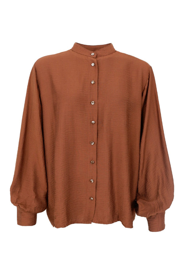 Black Colour Laurel shirt Camel