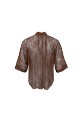 Black Colour Carla shirt hazelnut