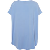 GOZZIP Gitte t-shirt with print Angel blue