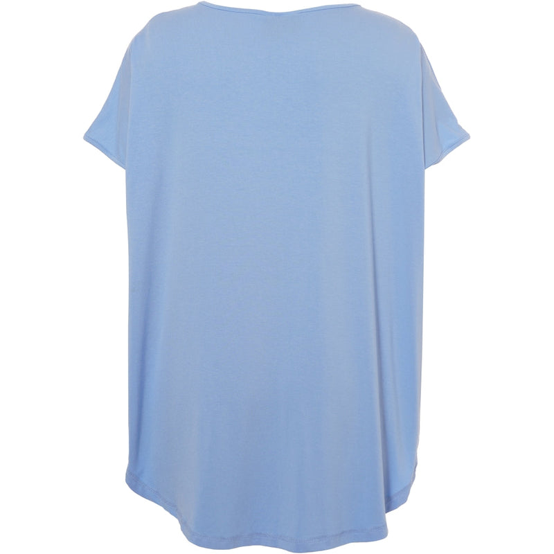 GOZZIP Gitte t-shirt with print Angel blue