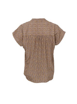 Black Colour Luna Andrea blouse taupe mist