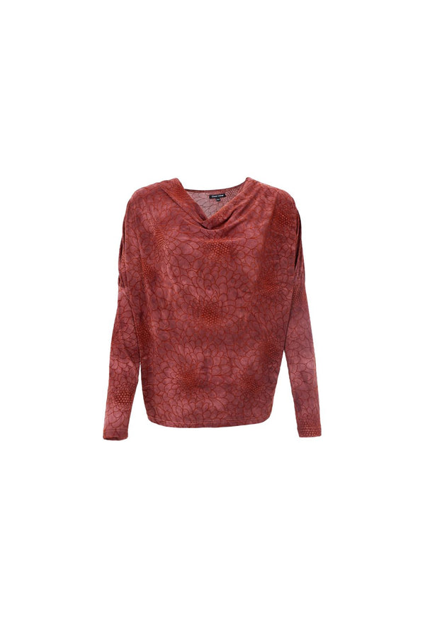 Black Colour Tessa blouse plum