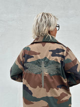Gaspar Champagne Camo coat camouflage
