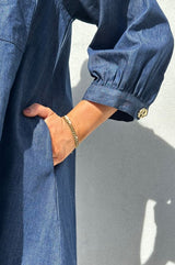 Gaspar Nice denim dress blue