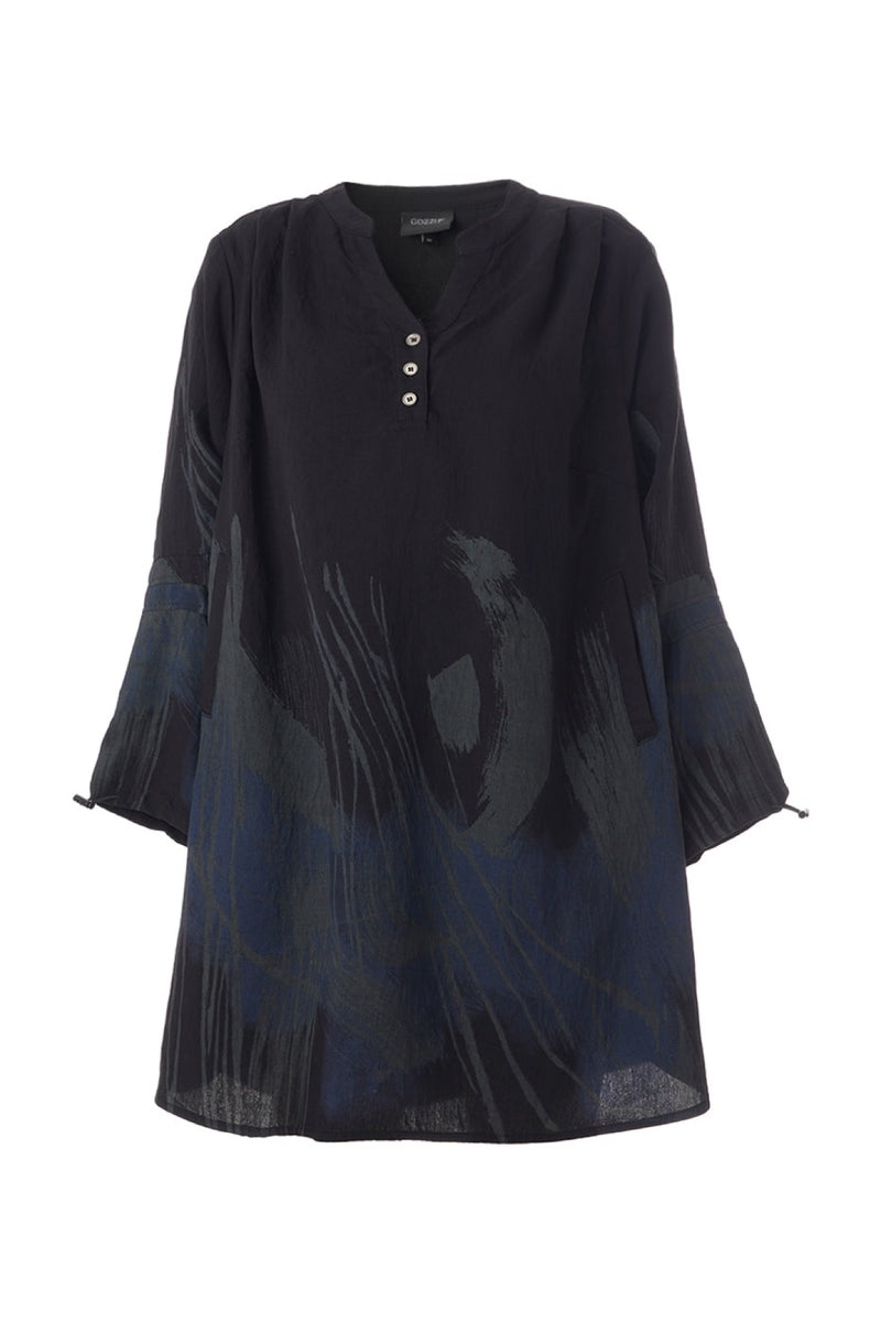 Gozzip Violet tunic black