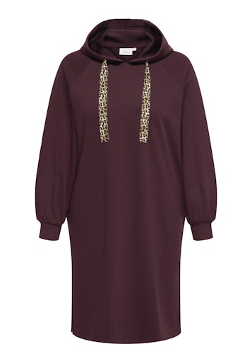 Only Carmakoma Alina life leo detail hood dress bordeaux