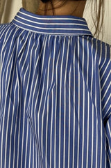 Gaspar Porto  stripe blouse blue