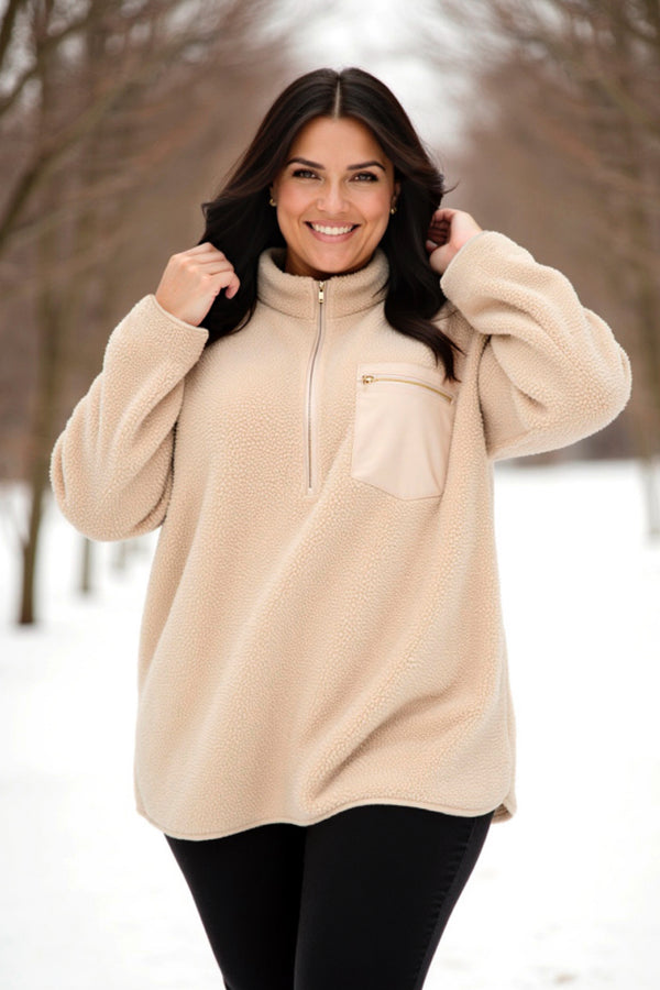Cassiopeia CInesse teddybear blouse sand