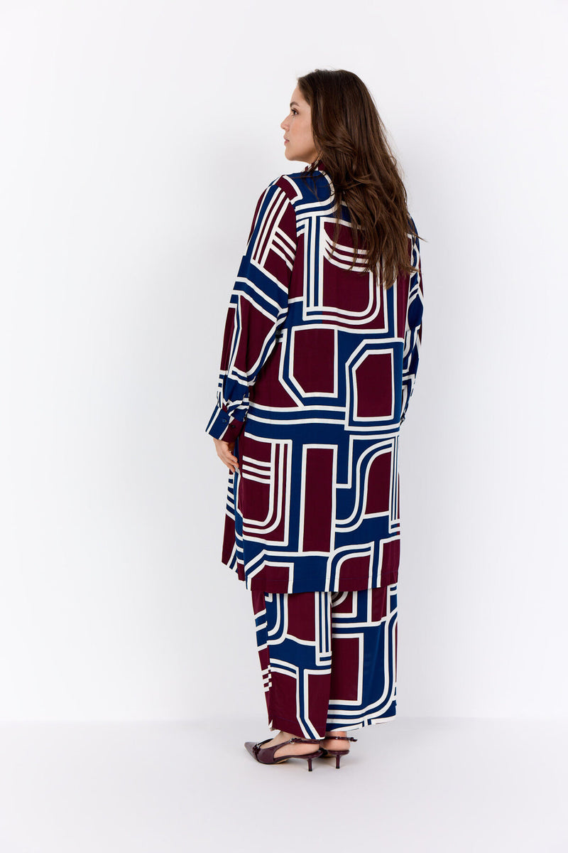 Wasabi Dress Natalie Bordeaux/Blue